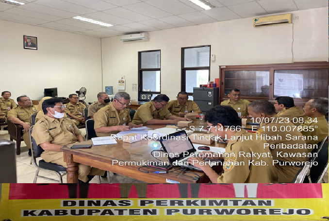 Rapat Koordinasi kegiatah Hibah Sarana Peribadatan Tahun 2023