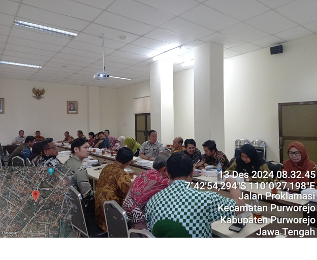 Rapat Evaluasi Pendapatan Daerah Kabupaten Purworejo Triwulan IV Tahun 2024 