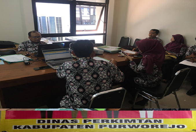 Acara Rapat Koordinasi Anwizing kegiatan Pelaksanaan kegiatan Lelang Pembangunan Jalan Kelurahan Cangkrep.Kidul dan Jalan di Jelok Akibat Bencana 