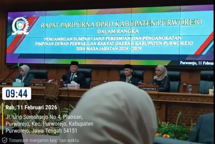 Rapat Paripurna DPRD Kabupaten Purworejo 