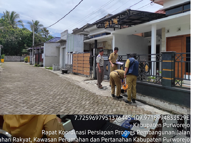 Kegiatan Verifikasi dan Pengukuran Penyerahan PSU Perumahan 