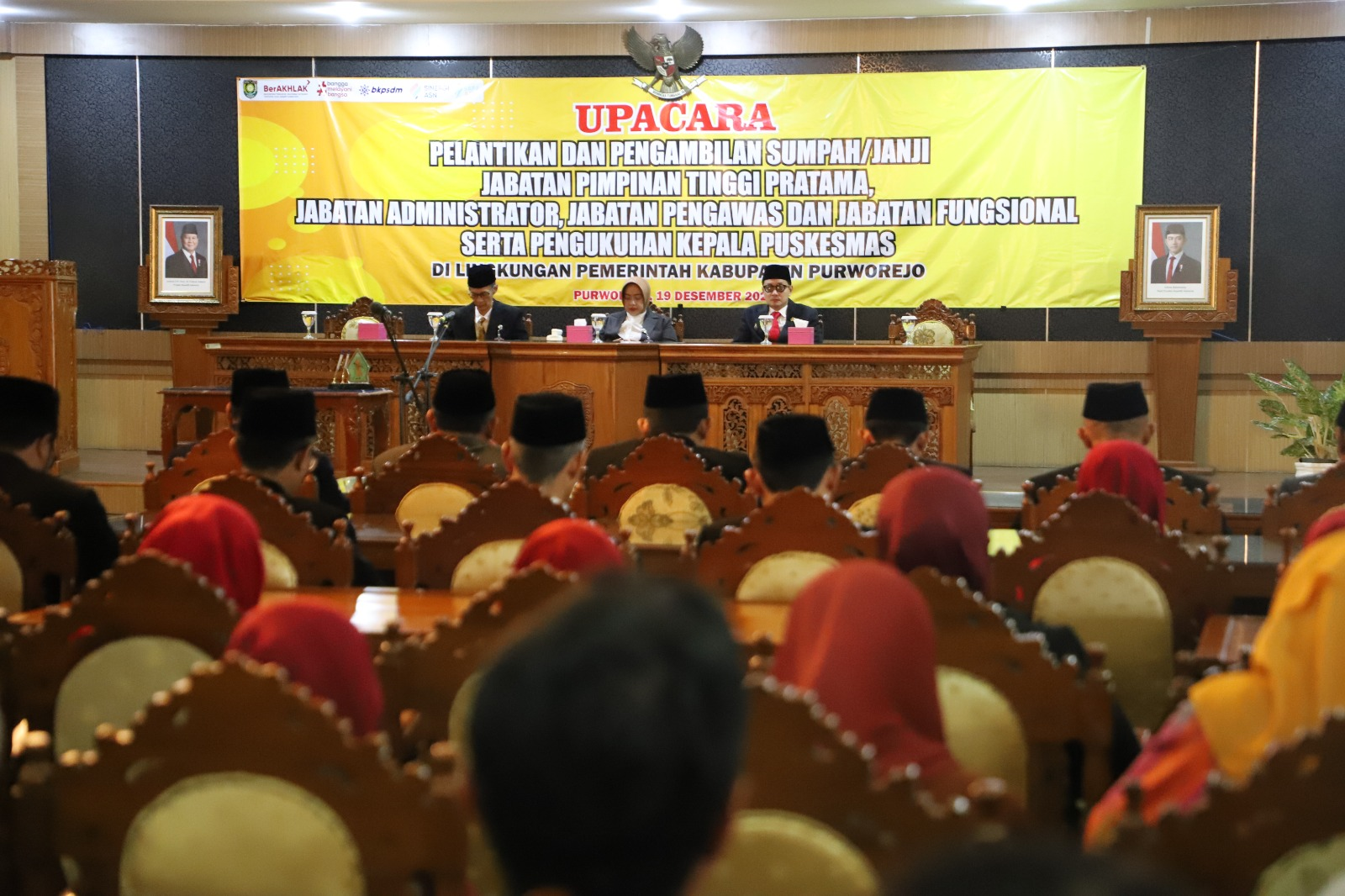 6 Pejabat Hasil Selter JPT Pratama Tahun 2025 Resmi Dilantik, Bupati Purworejo Dorong Kinerja Kolektif