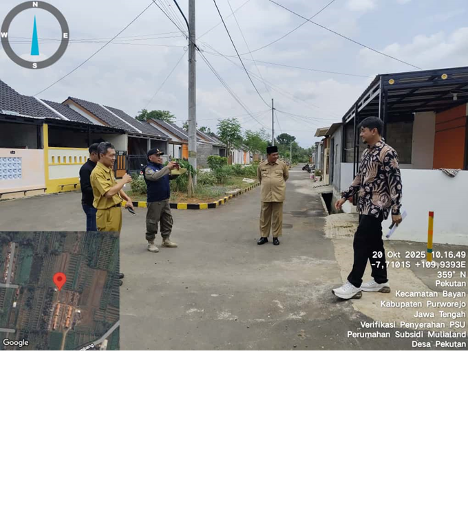 Verifikasi Penyerahan PSU Kabupaten Purworejo