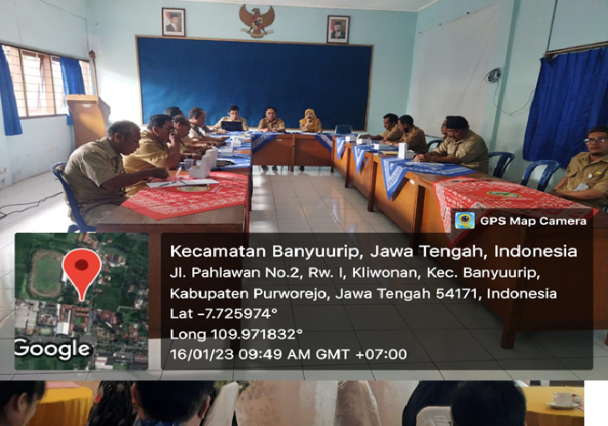 Rapat Koordinasi persiapan kegiatan pembangunan/Rehabilitasi Jalan poros kelurahan/jalan lingkungan kelurahan Tahun 2023