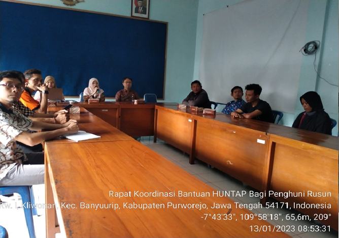 Rapat Koordinasi Persiapan Bantuan Rumah bagi Penghuni Rusun