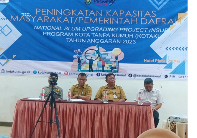 Peningkatan Kapasitas Masyarakat/Pemerintah Daerah National Slum Upgrading Project Program Kota Tanpa Kumuh Tahun Anggaran 2023 