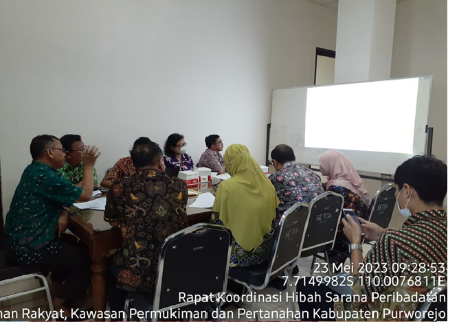 Rapat Koordinasi kegiatan Hibah Sarana Peribadatan Tahun 2023