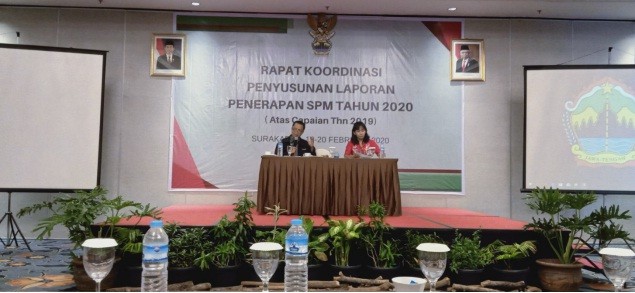 Koordinasi Penyusunan Penerapan Standar Pelayanan Minimal (SPM) Tahun 2020