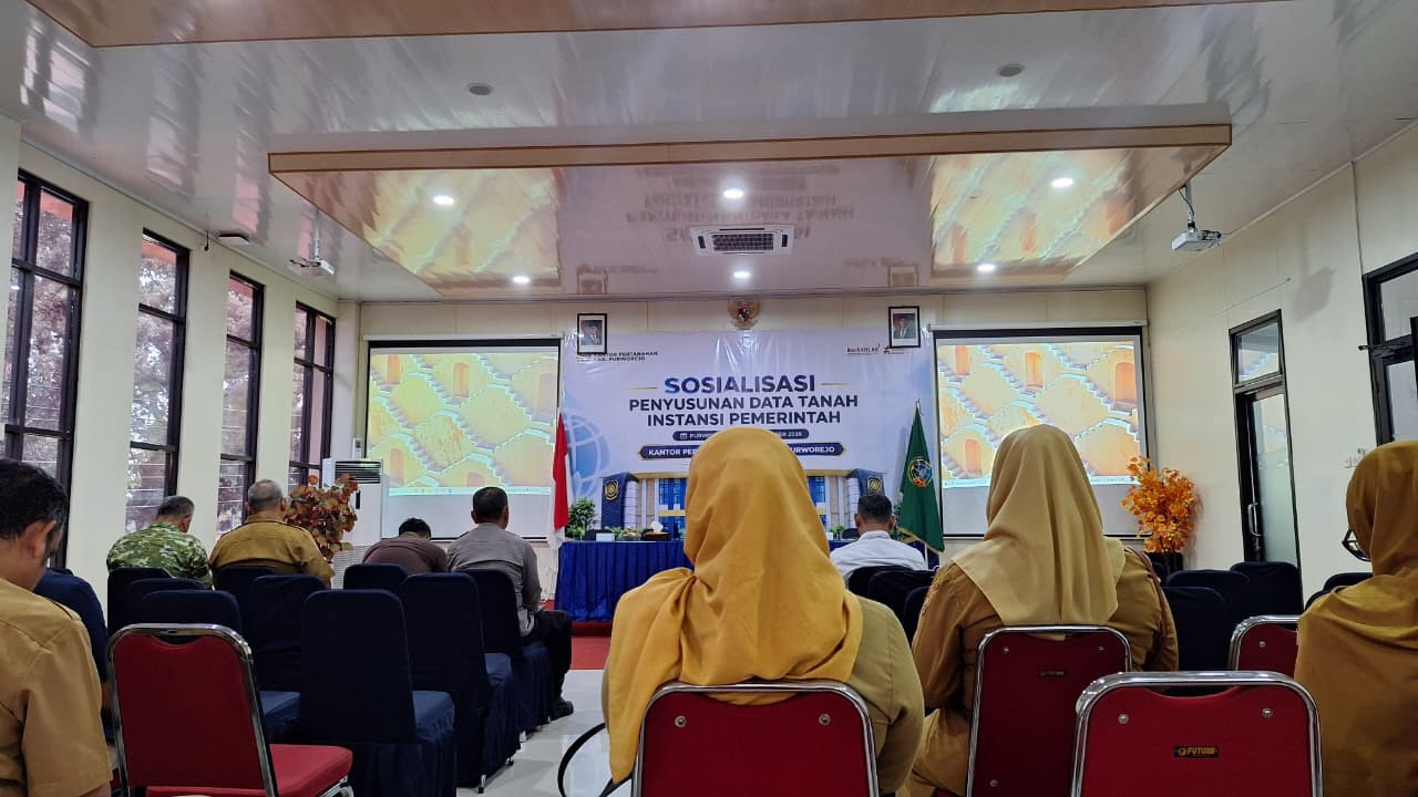 DINPERKIMTAN Purworejo Ikuti Sosialisasi Penyusunan Data Tanah Instansi Pemerintah
