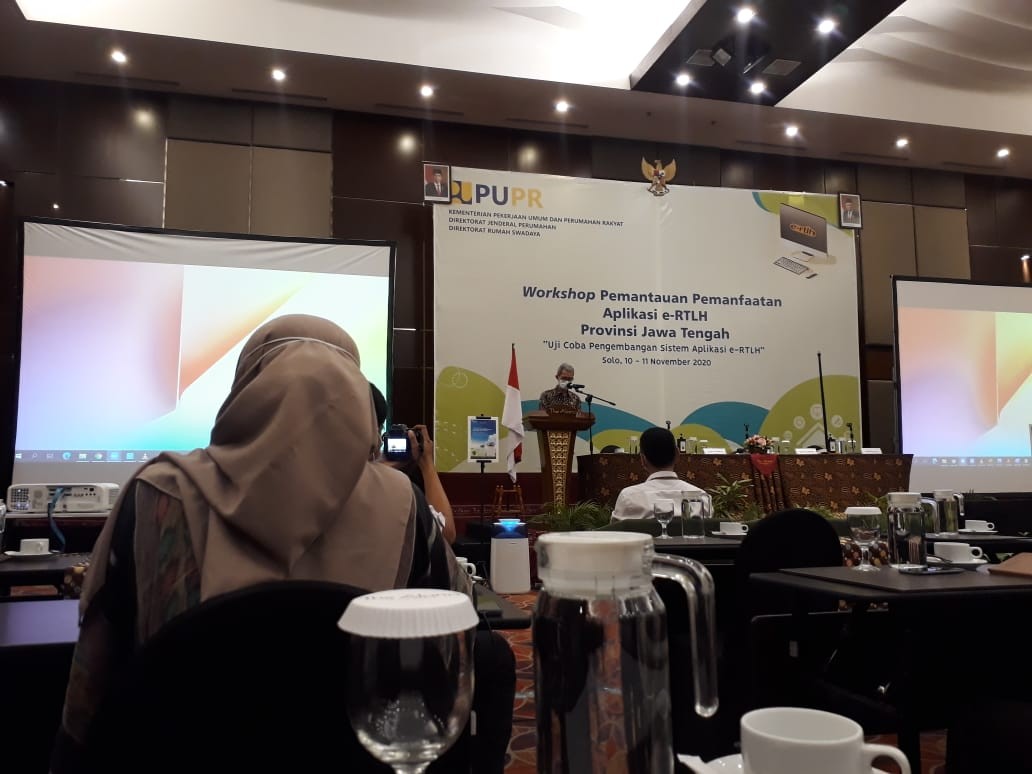 Workshop Pemantauan Pemanfaatan Aplikasi e-RTLH di Provinsi Jawa Tengah