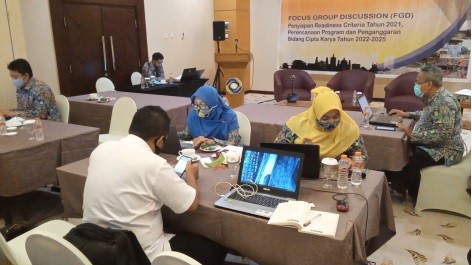 FGD Penyiapan Readines Criteria Program Tahun 2021 oleh BPPW Wilayah Jawa Tengah